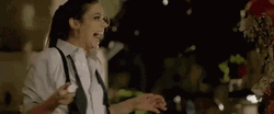 Ana De Armas Horror Crazy Laugh GIF