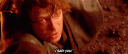Anakin Skywalker Star Wars I Hate You GIF