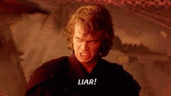 Anakin Skywalker Star Wars Liar GIF