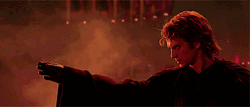 Anakin Skywalker Using Dark Magic GIF
