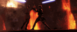 Anakin Skywalker Volcano Fight Scene