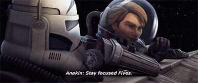 Anakin Talking To Stormtrooper In Star Wars GIF