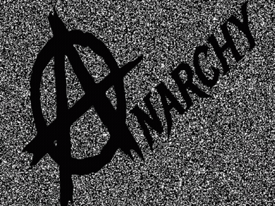 Anarchy Symbol And Word GIF