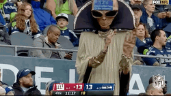 Ancient Alien Mascot Dancing NFL GIF