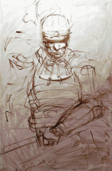 Ancient Samurai Soldier Drawing GIF