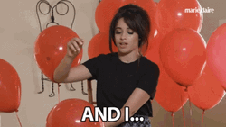 And I Balloon Pop Girl GIF