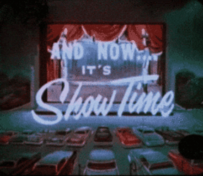 And Now It's Showtime Calligraphy GIF