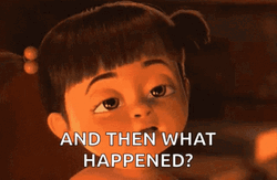 And Then What Happened Boo GIF