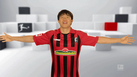 And There Was SC Freiburg Player Much Rejoicing GIF