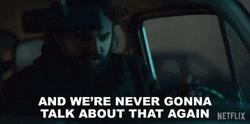 And We Don't Do That Talking Here GIF