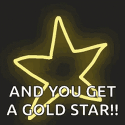And You Get A Gold Star Doodle GIF