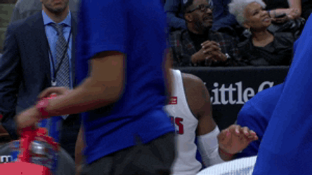 Andre Drummond Bench Dancing GIF