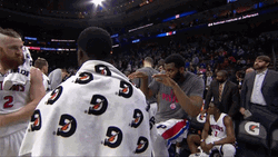 Andre Drummond Joking GIF