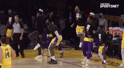 Andre Drummond Lakers Win GIF