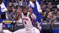 Andre Drummond Peace You Expression GIF