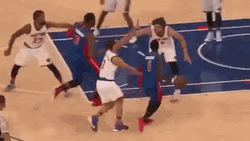 Andre Drummond Warming Up Game GIF