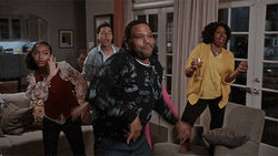 Andre Johnson Happy Dance With Family GIF