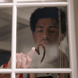 Andre Johnson Jr Draw Heart In Glass GIF