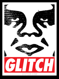 Andre The Giant Glitching Face GIF