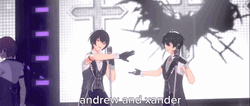 Andrew And Xander Anime Singer GIF