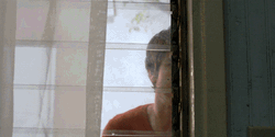 Andrew Garfield Peeking In GIF