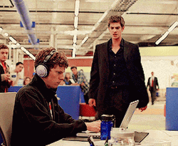 Andrew Garfield Smashing Computer GIF