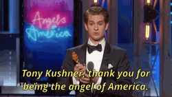 Andrew Garfield Tony Kushner GIF