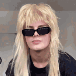 Andrew Inspired Rockstar Hair GIF