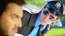 Andrew W. K. Stopped By Cop  GIF
