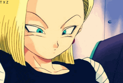 Android 18 Anime Cute Eyes