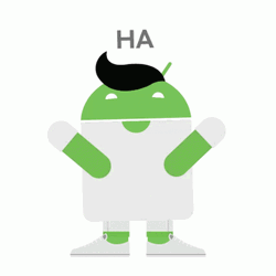 Android Logo Robot Laugh