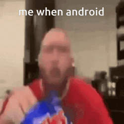 Android Man Eating Chips