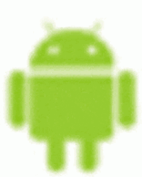 Android Robot Logo Running