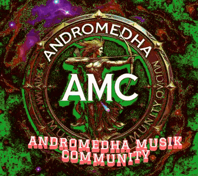 Andromedha AMC Community Logo Woman Holding Bow GIF