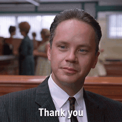 Andy Dufresne Thank You Shawshank Redemption GIF