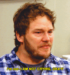 Andy Dwyer Im Not Crying GIF