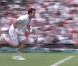 Andy Murray Hit By Ball