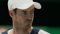 Andy Murray Looking Down