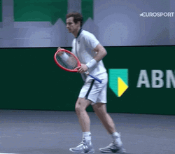 Andy Murray Walking Off