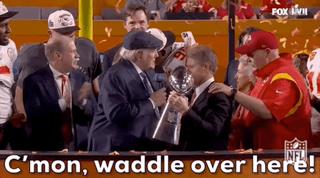 Andy Reid Waddle Over Here GIF