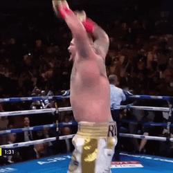 Andy Ruiz Happy And Shocked Reaction GIF