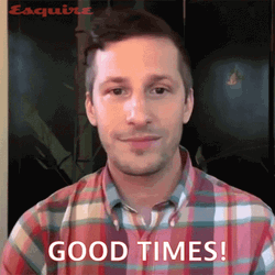 Andy Samberg Good Times GIF