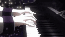Angel Beats Piano GIF