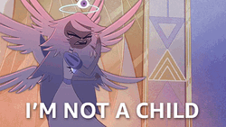 Angel Dust I'm Not A Child Angry Angel GIF