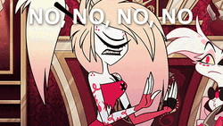 Angel Dust No Uuuh Nevermind Let's Go GIF