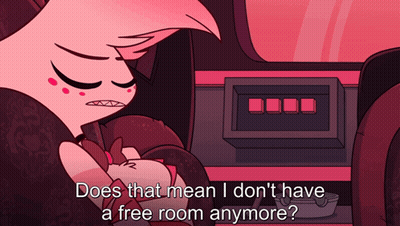 Angel Dust Saying No Free Room GIF