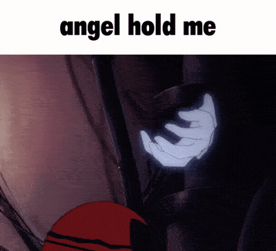 Angel Hold Me Cartoon GIF