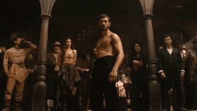 Angel Holding Sword Saying Child Of God Man Of Faith Warrior Of Christ GIF