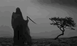 Angel Of Death Silhouette Dark Horizon GIF
