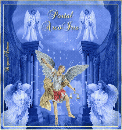 Angel Portal Arco Iris GIF